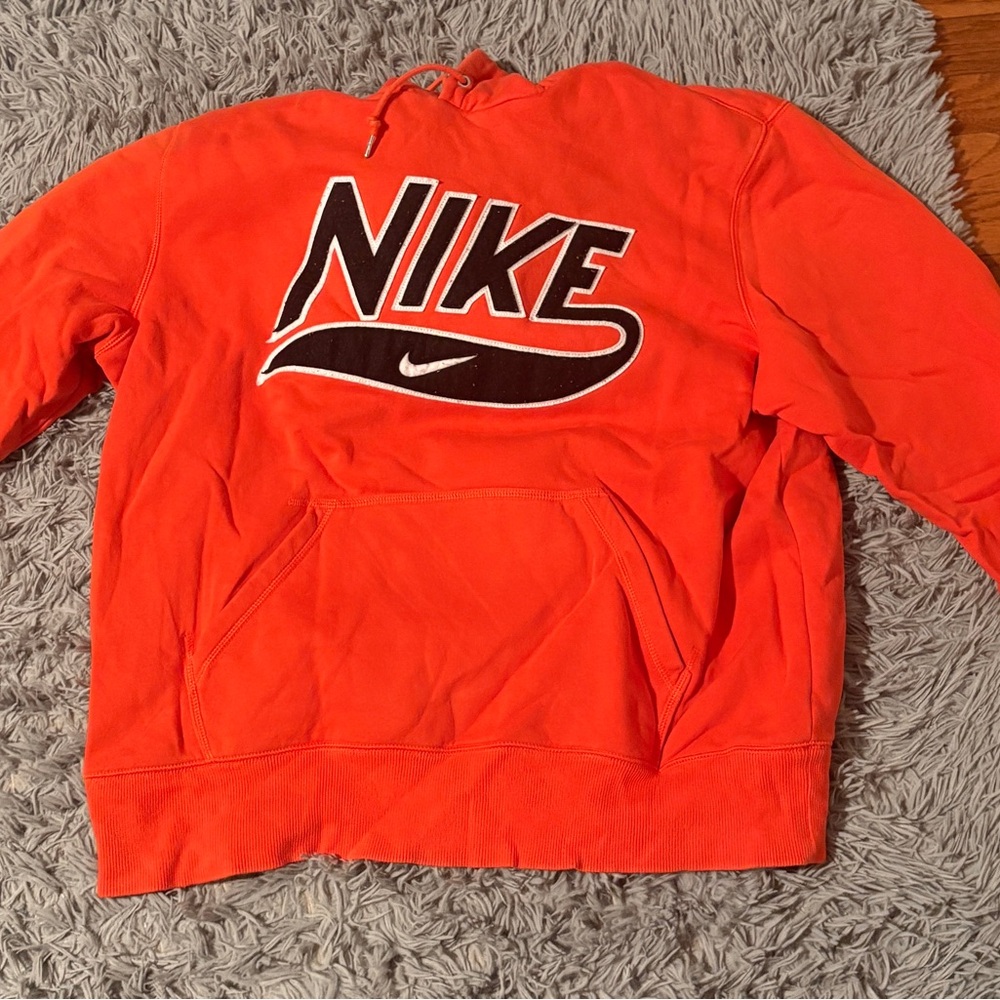 Nike Men's Bold Orange Hoodie